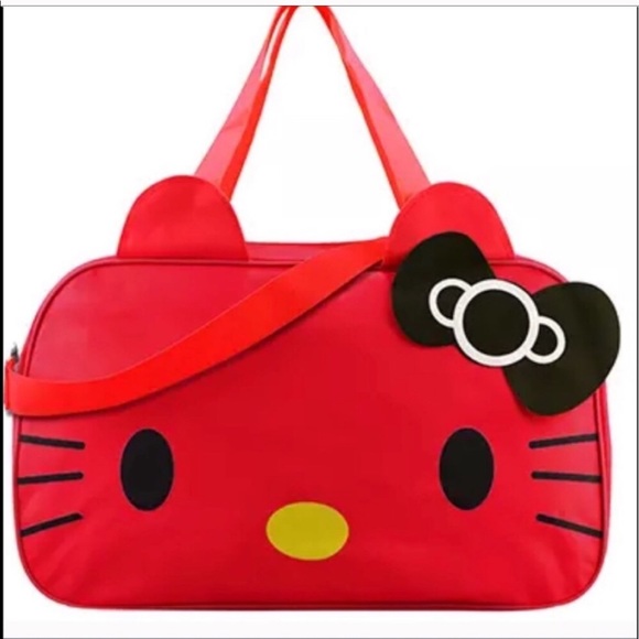 LAST RED Hello kitty weekender tote - Picture 4 of 8